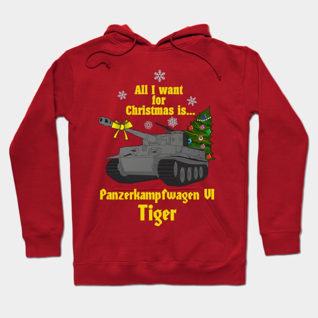 All I want for Christmas is... Pz-VI Tiger Hoodie by FAawRay